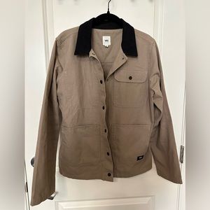 Vans Brown Shacket with a Corduroy Collar